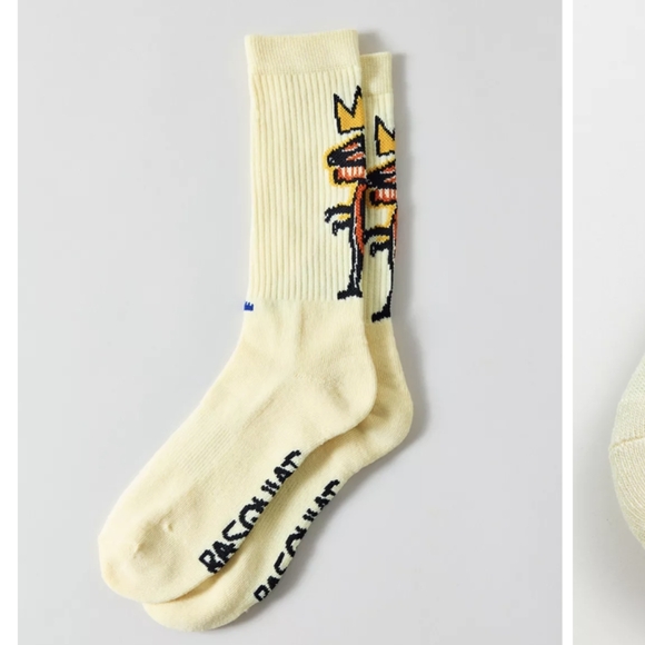 Urban Outfitters Basquiat Dino Crew Sock - Picture 1 of 4
